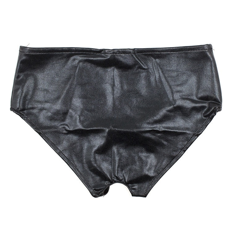 Leather Lingerie Panties