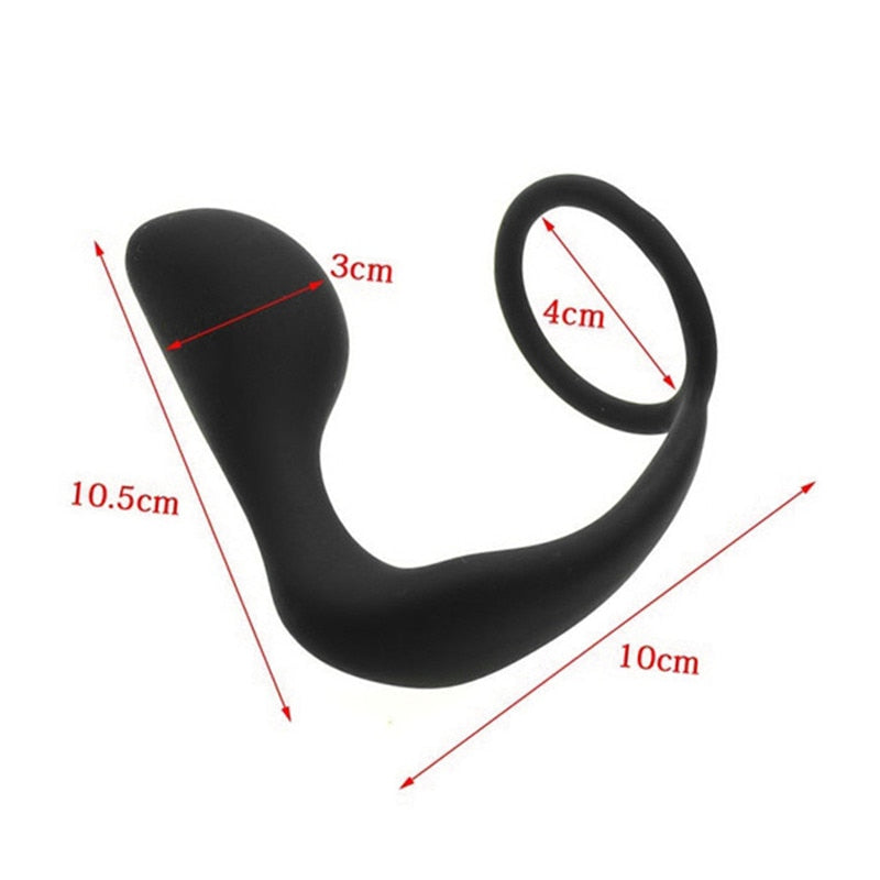 Silicone Male Prostate Massager