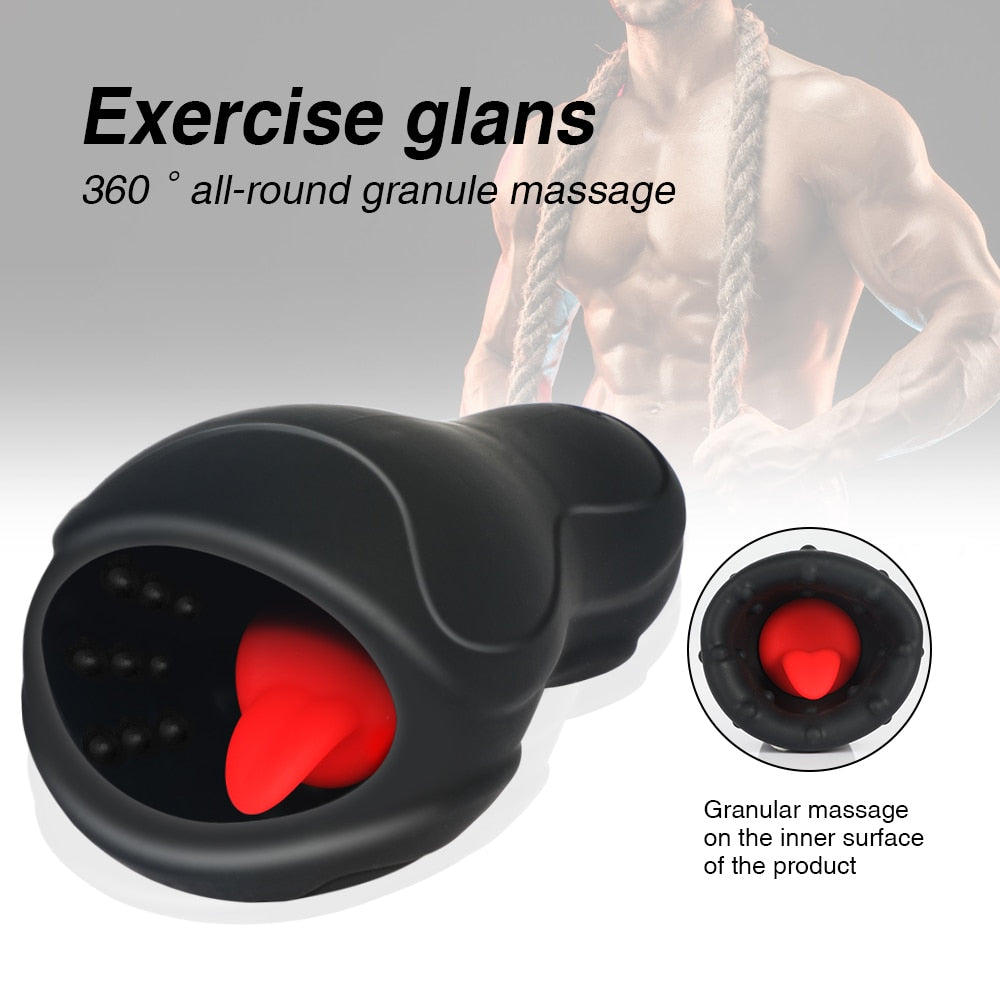 Tongue Licking Men Vibrator