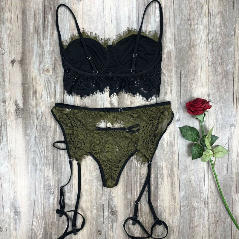 Premium Sexy Lingerie Bra Set