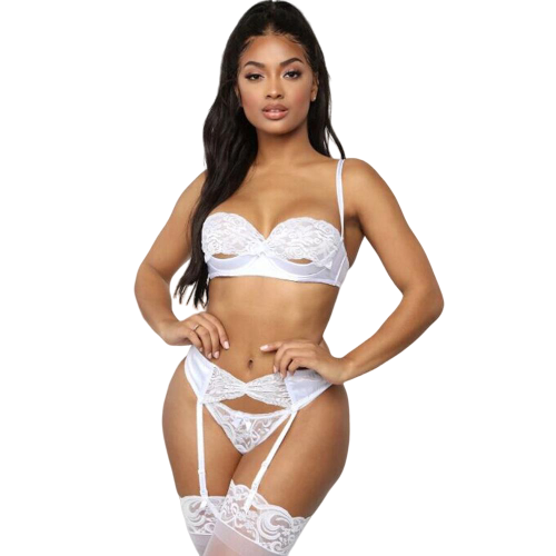 Women Transparent Bra Set